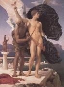 Alma-Tadema, Sir Lawrence Frederic Leighton,Daedalus and Icarus (mk23) Spain oil painting reproduction